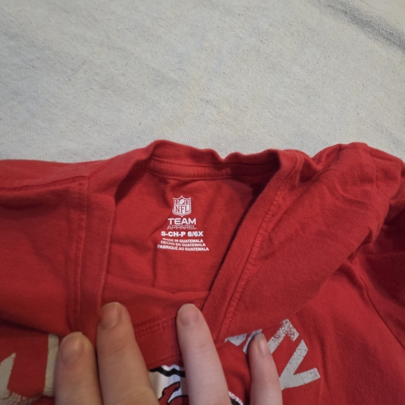 Kansas City Chiefs Red Kids T-Shirt - Picture 3 of 3